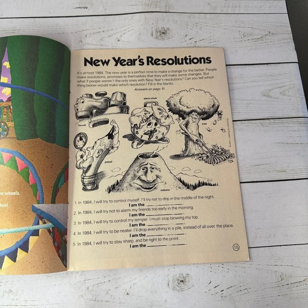 Electric Company Magazine Dec 1983 Jan 1984 Star Wars Ewoks R2D2 Vintage Kids